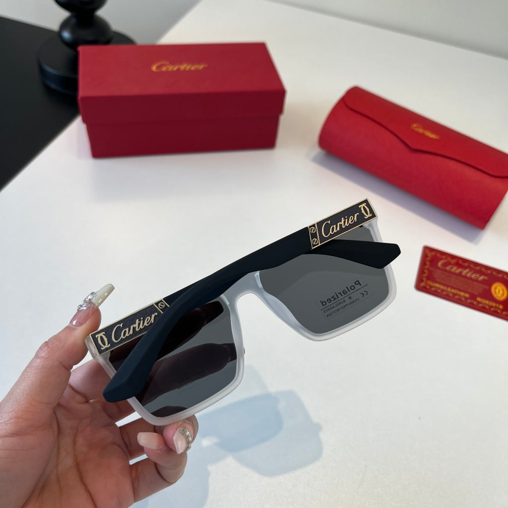 Cartier Lightweight Metal Rimless Silver Lens Sunglasses for Men & Wo - 493712 - detail image 9