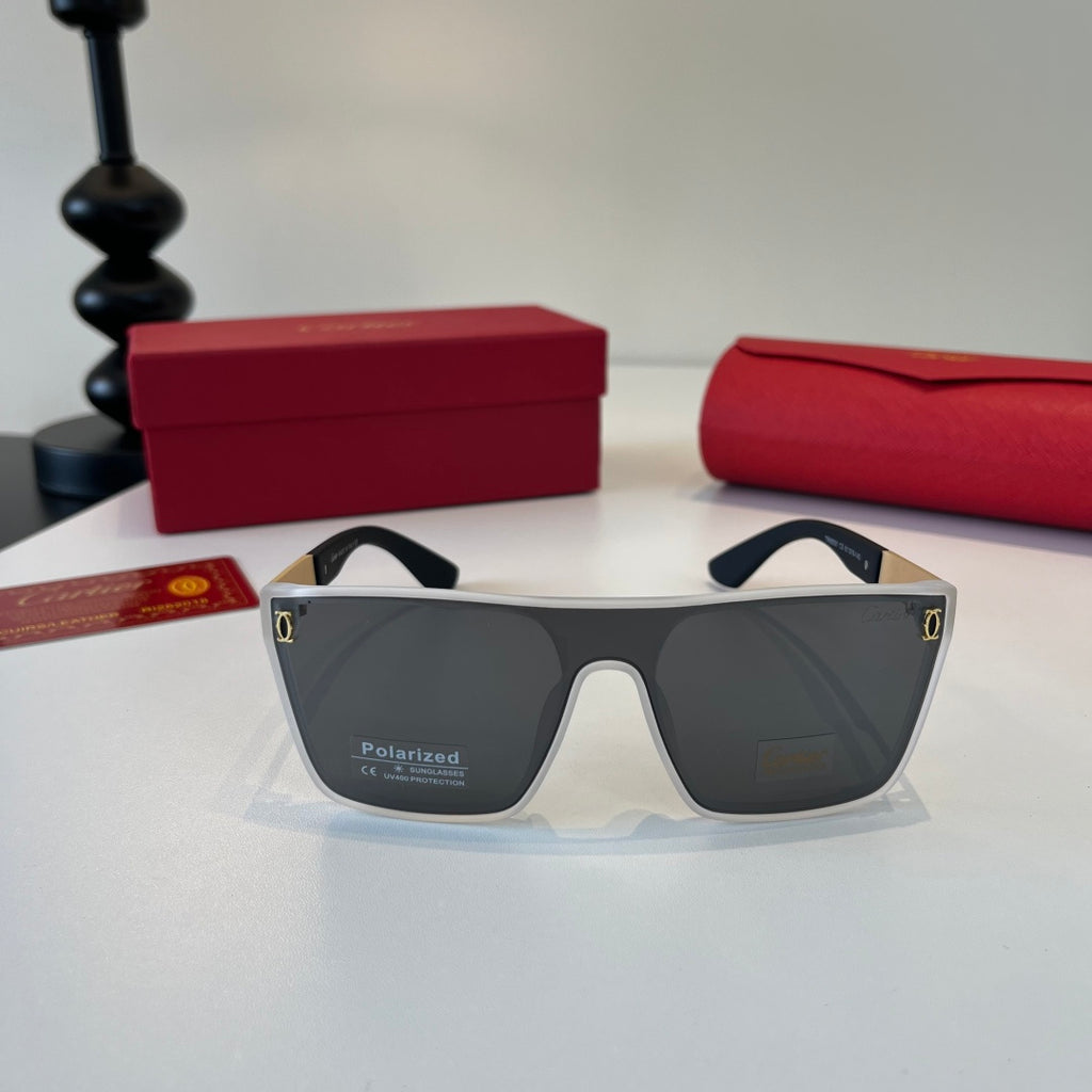 Cartier Lightweight Metal Rimless Silver Lens Sunglasses for Men & Wo - 493712 - detail image 2