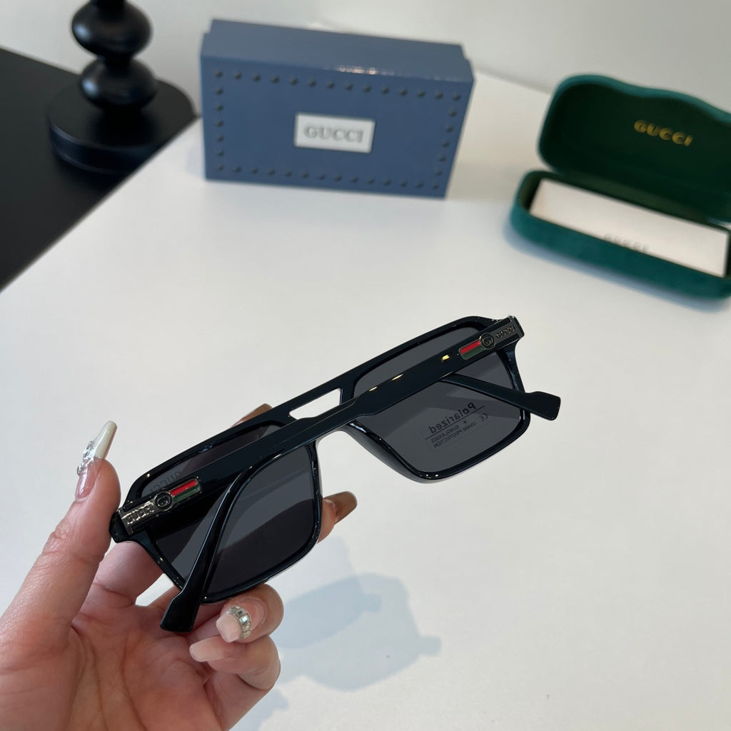 Gucci Fashion Black Lens Sunglasses for Men & Women - 486454 - detail image 8