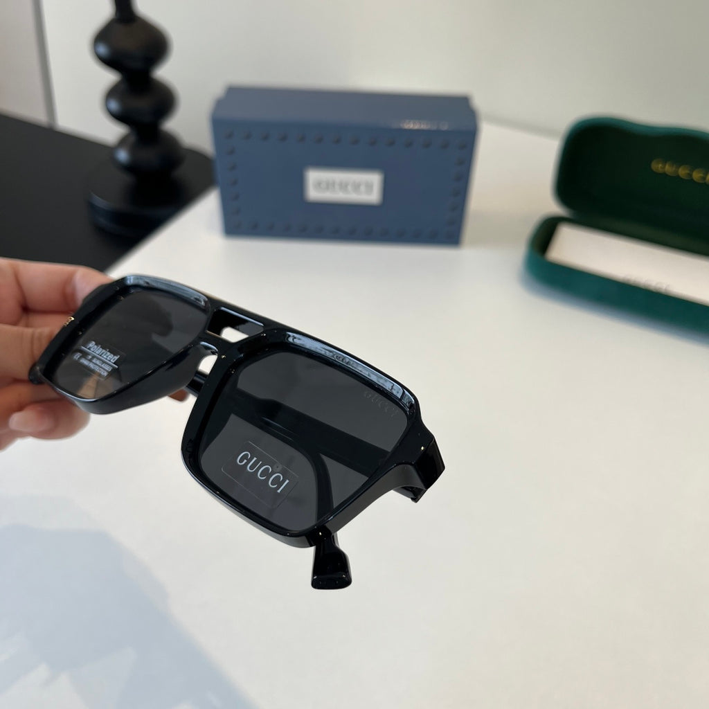Gucci Fashion Black Lens Sunglasses for Men & Women - 486454 - detail image 6