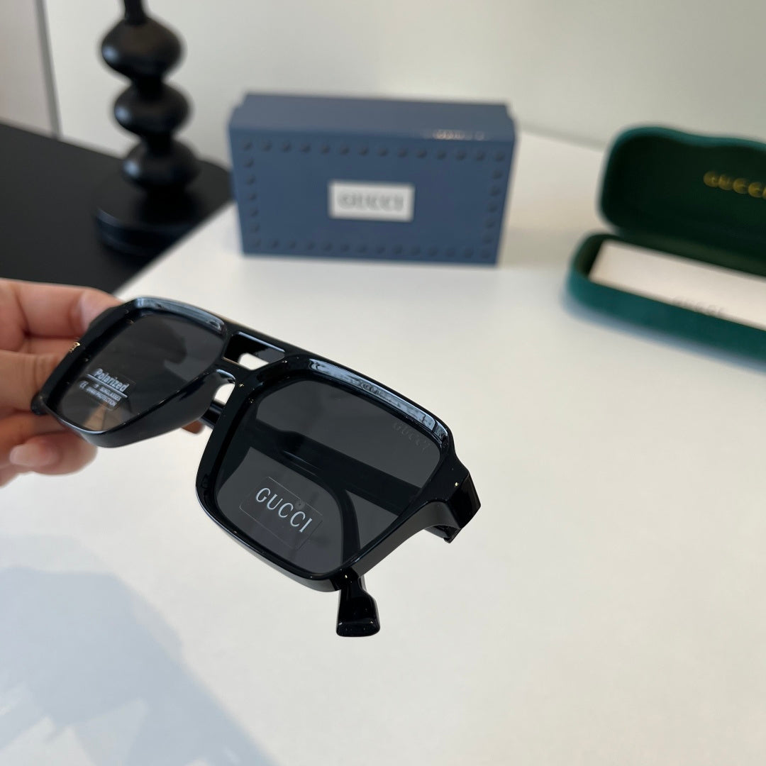 Gucci Fashion Black Lens Sunglasses for Men & Women - 486454 - detail image 6