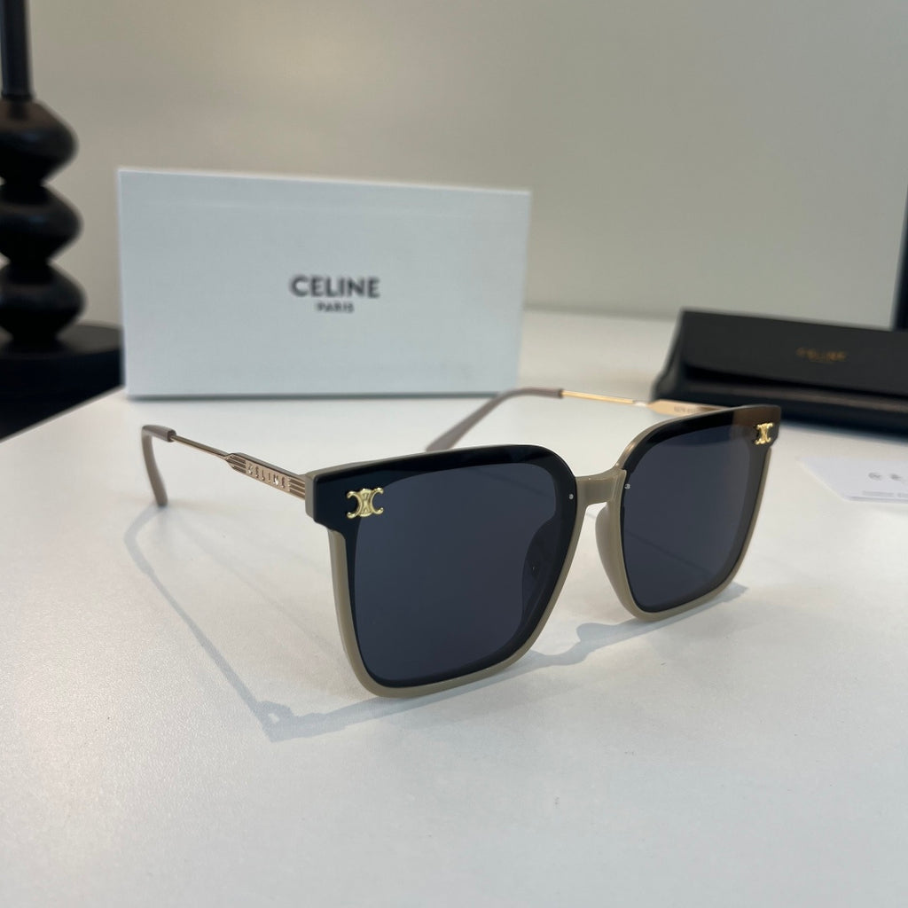 Celine Fashion Black Lens Sunglasses for Men & Women - 398850