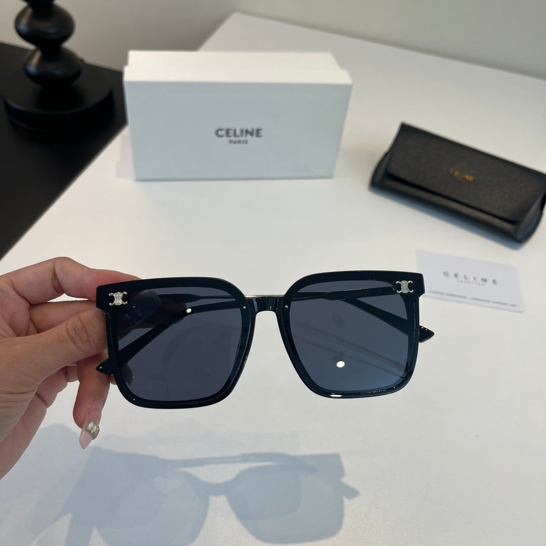Celine Fashion Black Lens Sunglasses for Men & Women - 372004 - detail image 4