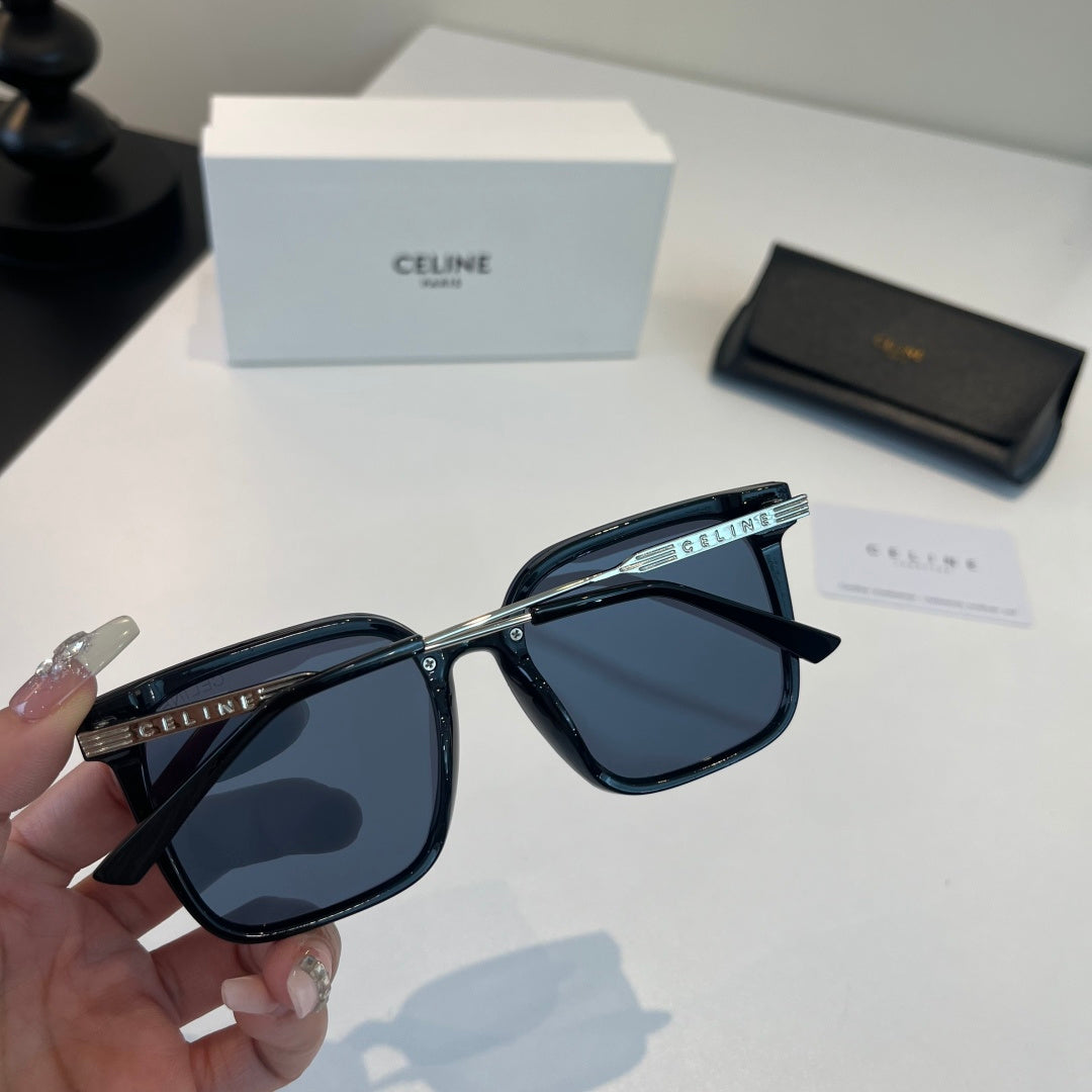 Celine Fashion Black Lens Sunglasses for Men & Women - 372004 - detail image 7