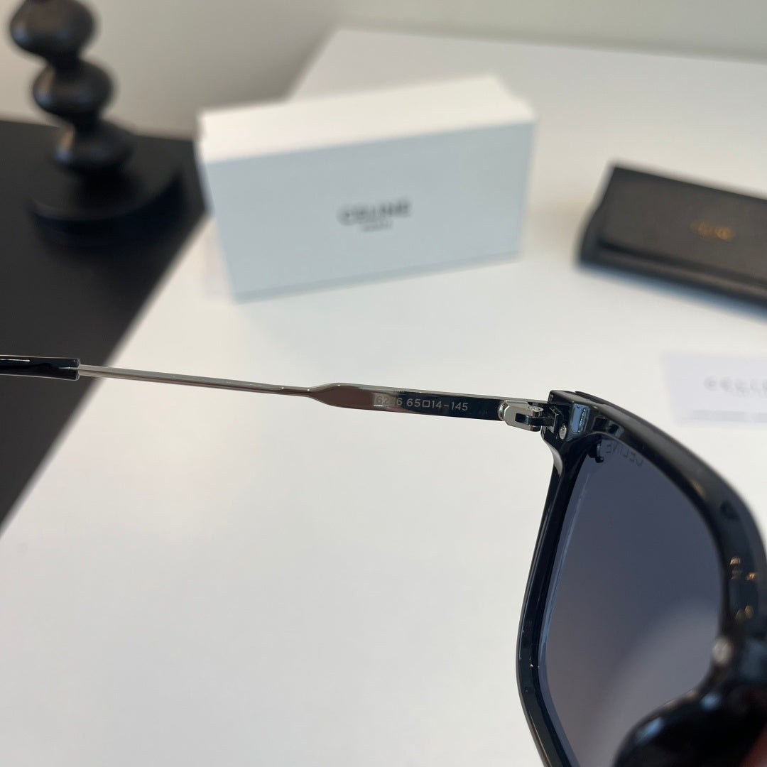 Celine Fashion Black Lens Sunglasses for Men & Women - 372004 - detail image 9