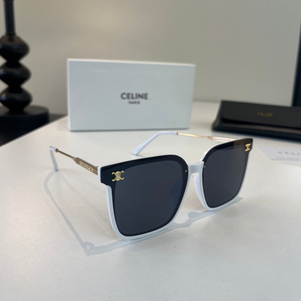Celine Fashion Black Lens Sunglasses for Men & Women - 372006