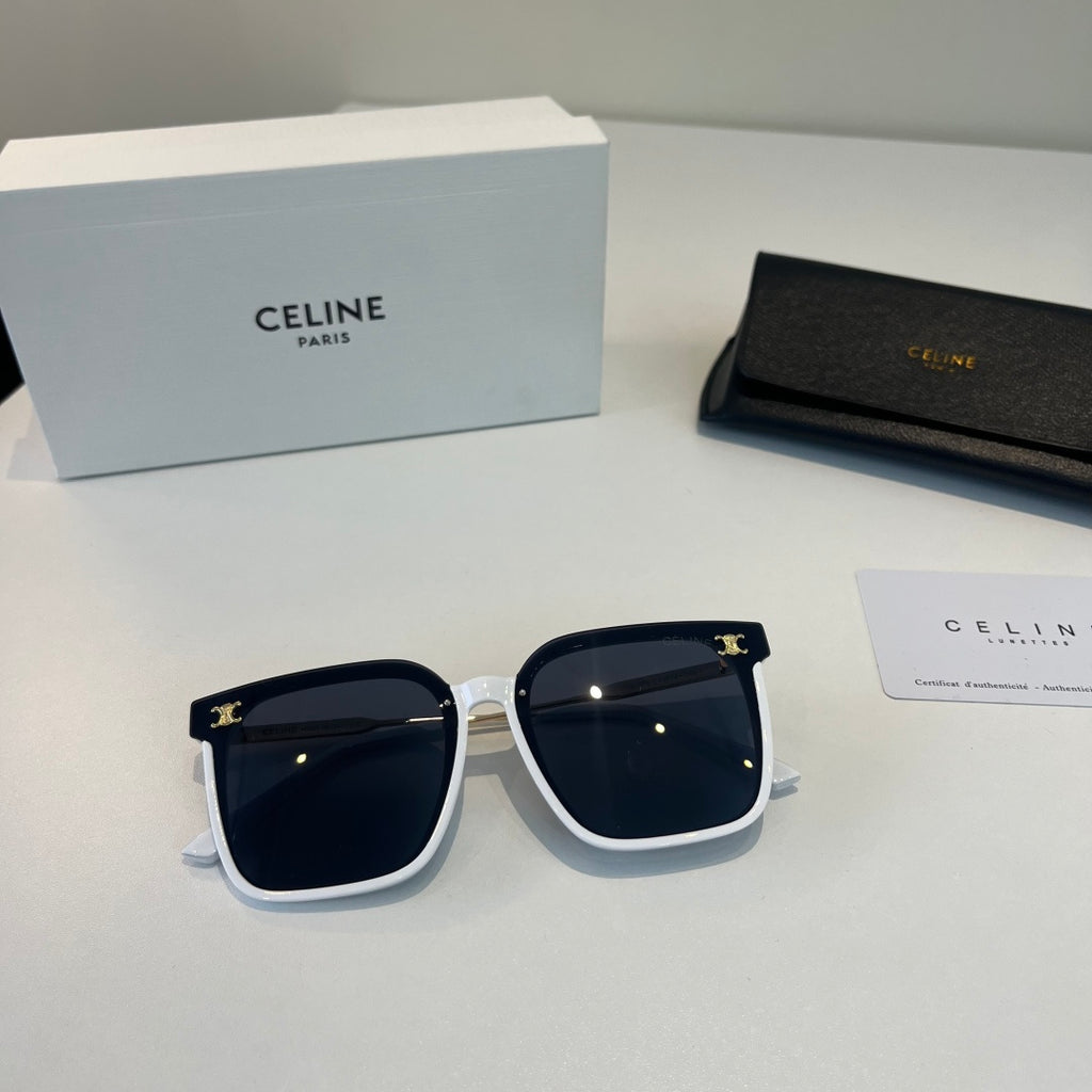 Celine Fashion Black Lens Sunglasses for Men & Women - 372006 - detail image 4