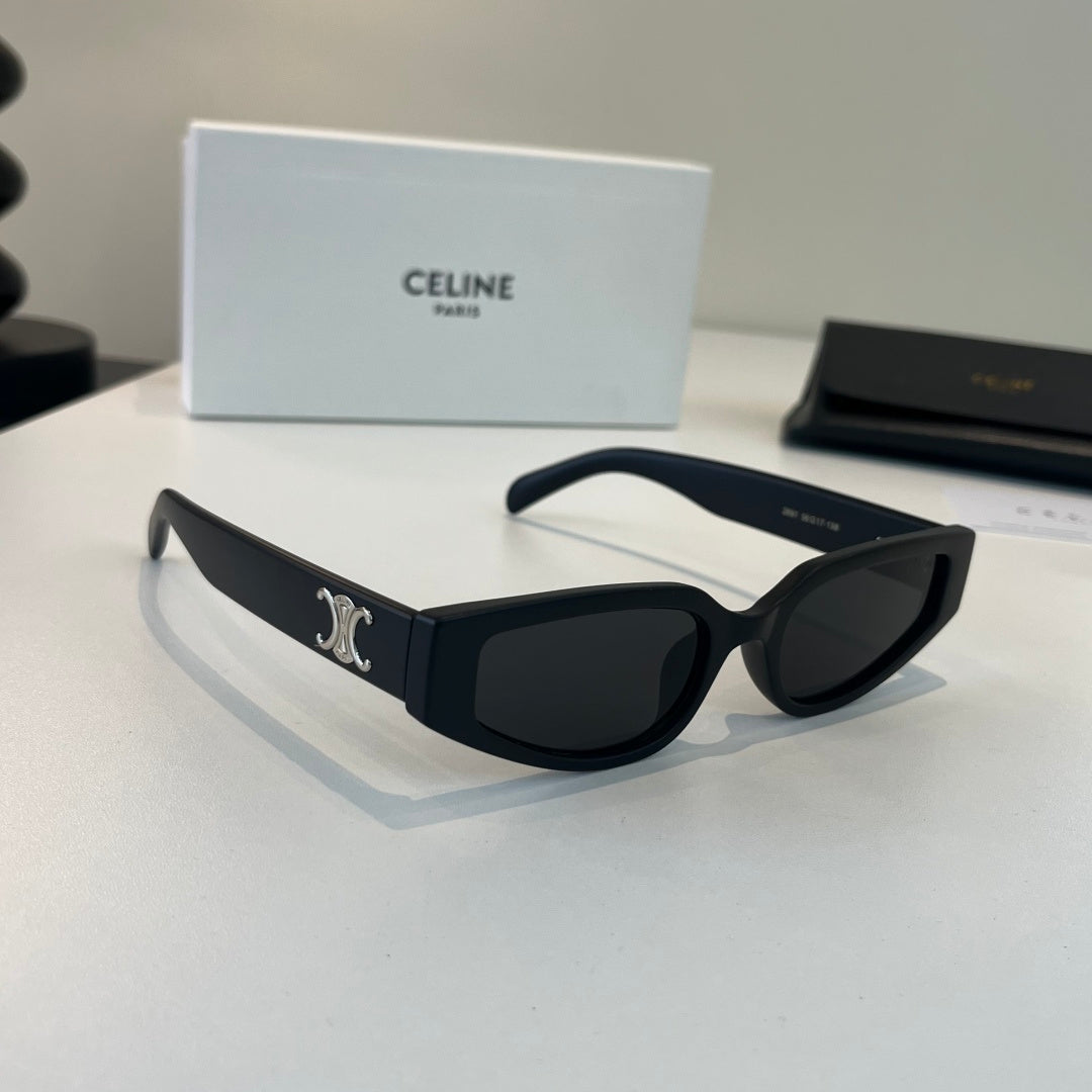 Celine Fashion Black Lens Sunglasses for Men & Women - 432008