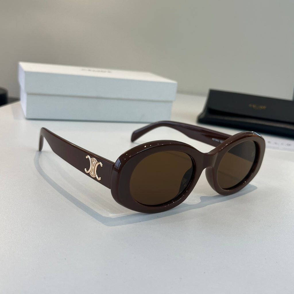 Celine Fashion Black Lens Sunglasses for Men & Women - 132459