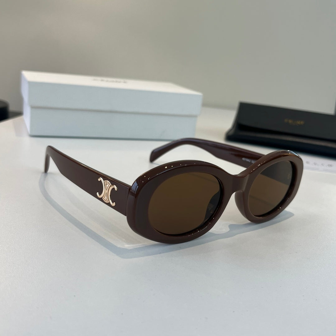 Celine Fashion Black Lens Sunglasses for Men & Women - 132459