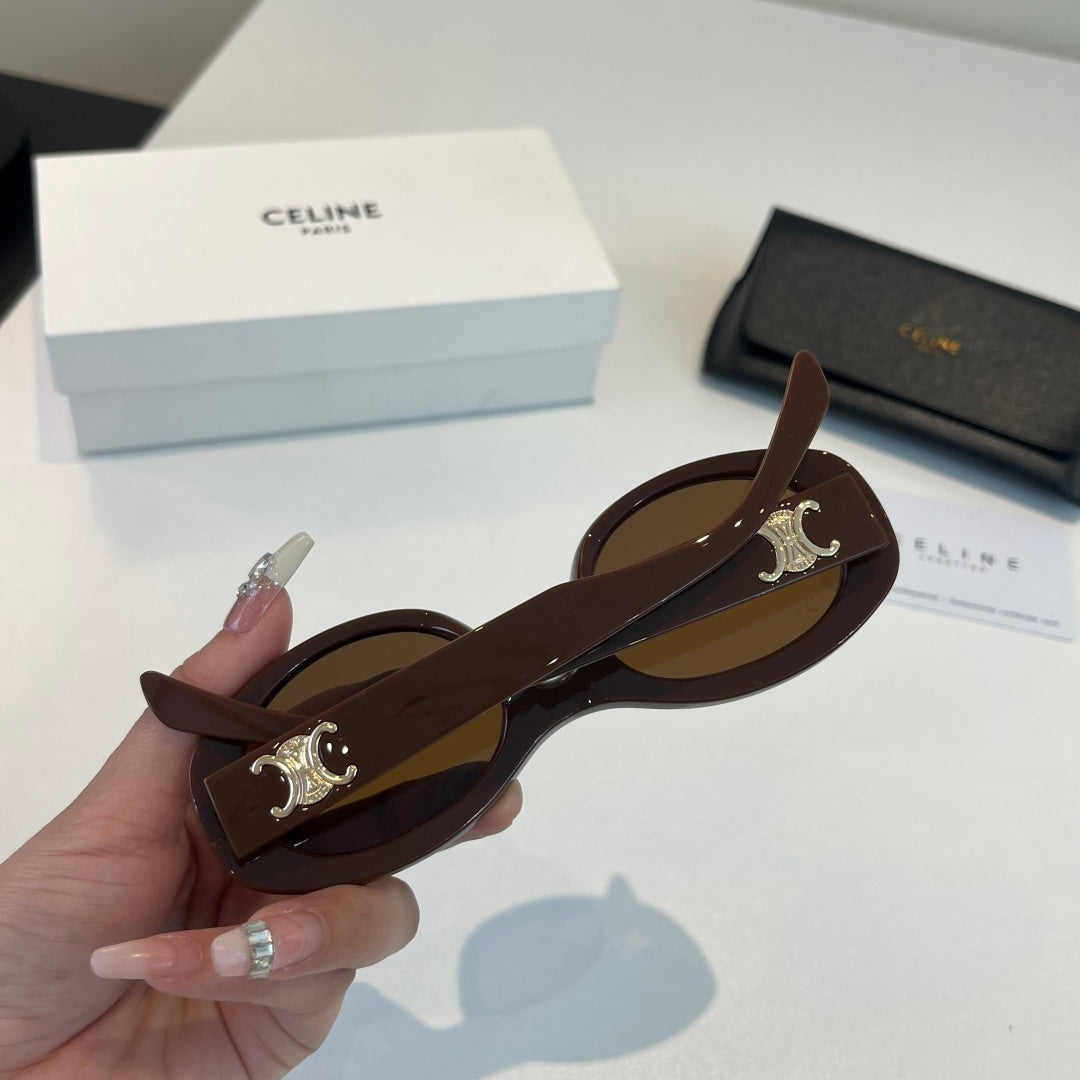 Celine Fashion Black Lens Sunglasses for Men & Women - 432009 - detail image 7