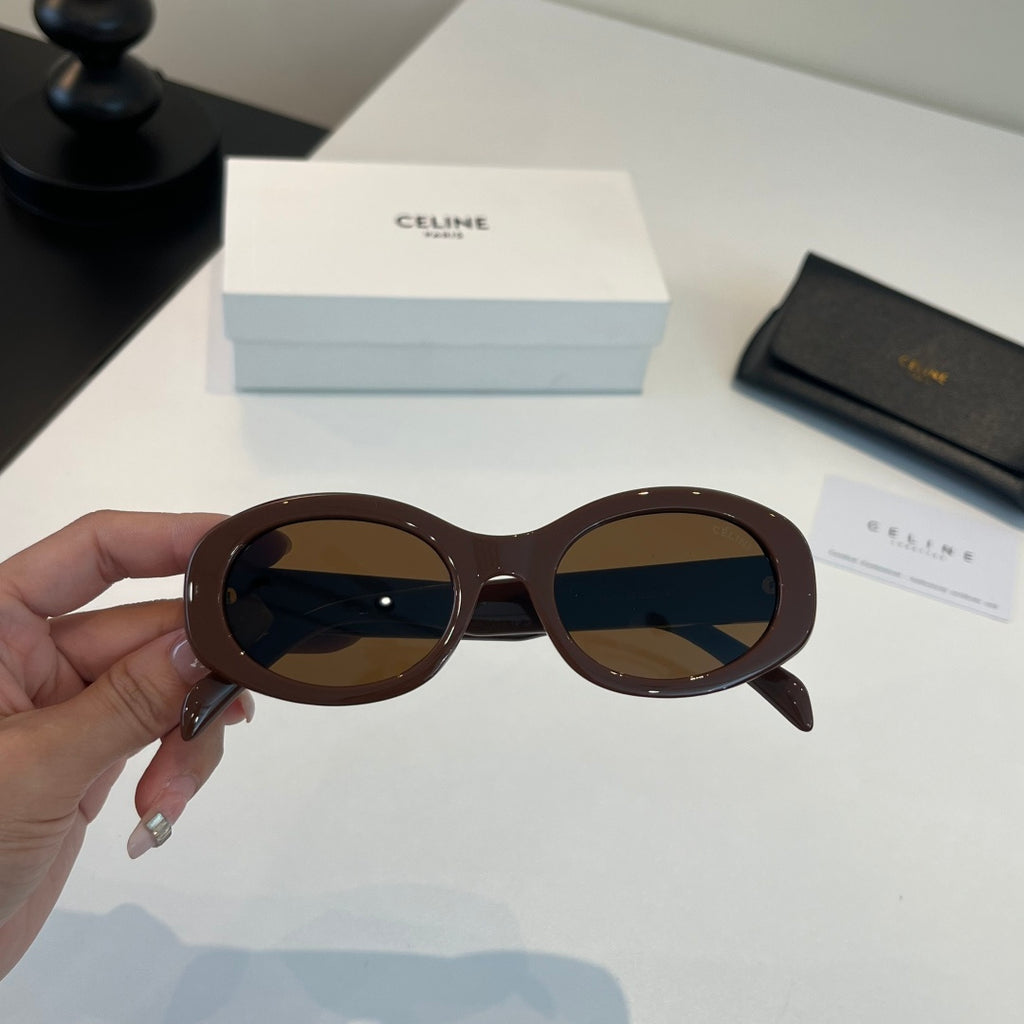 Celine Fashion Black Lens Sunglasses for Men & Women - 432009 - detail image 5