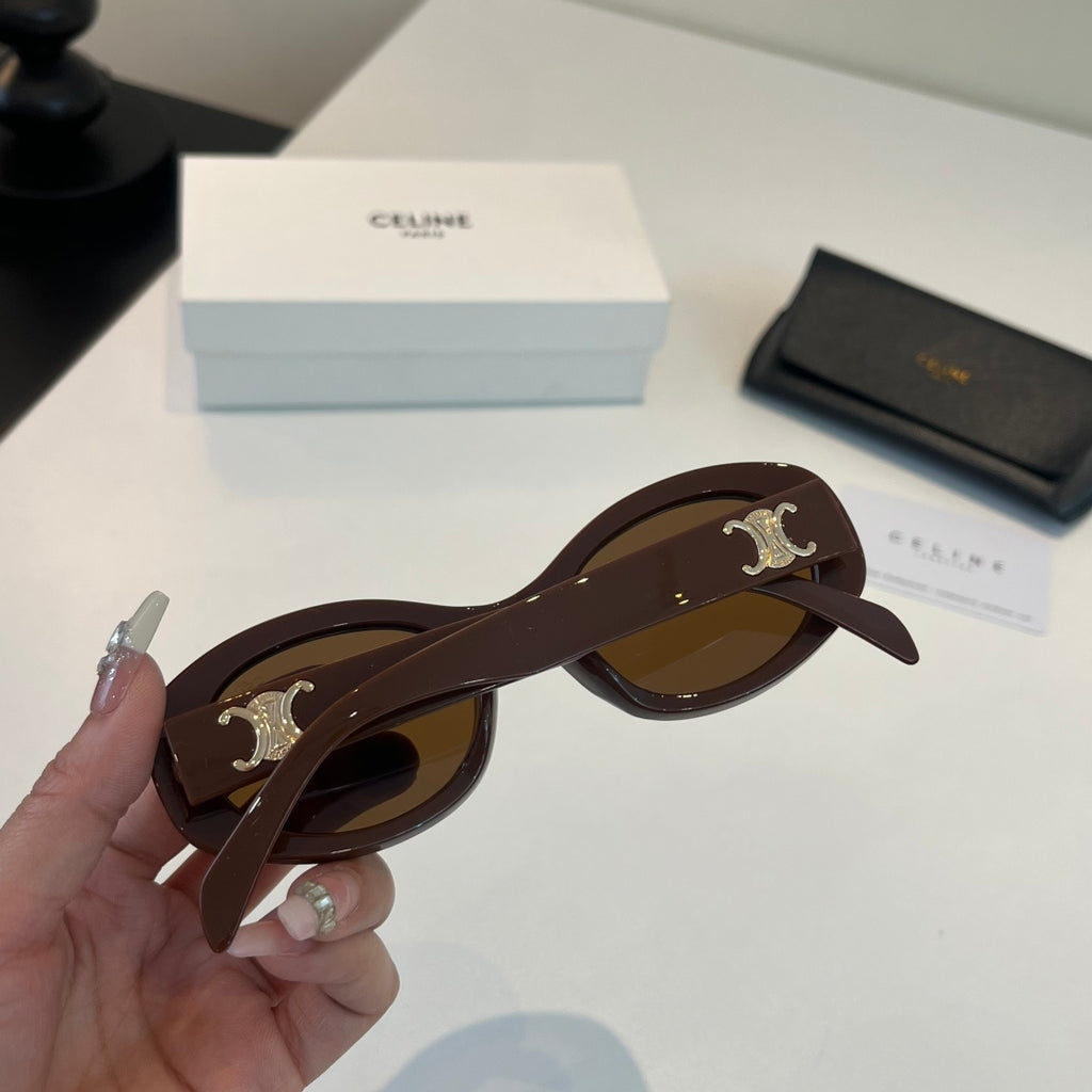 Celine Fashion Black Lens Sunglasses for Men & Women - 432009 - detail image 9
