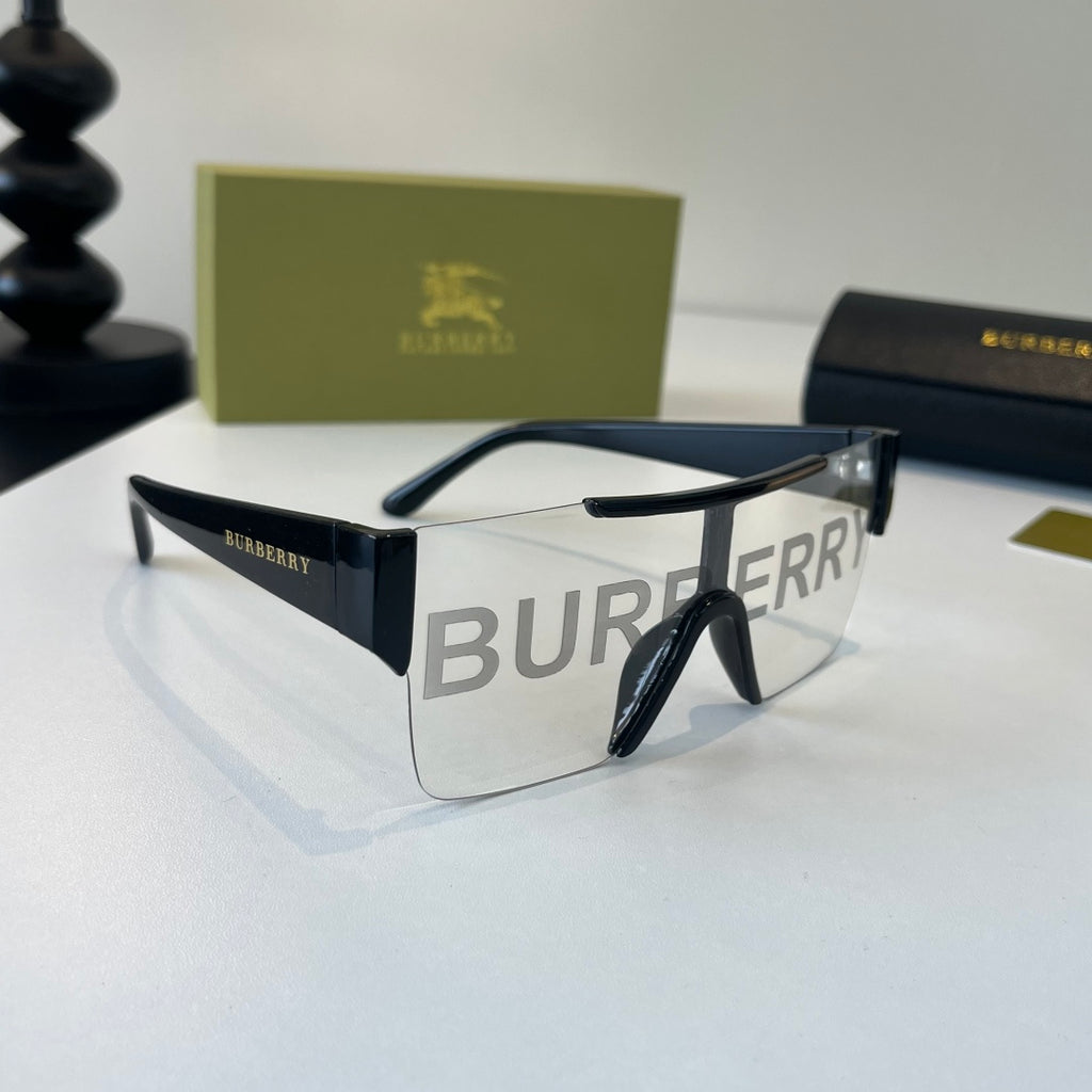 Burberry Fashion Silver Lens Sunglasses for Men & Women - 372306