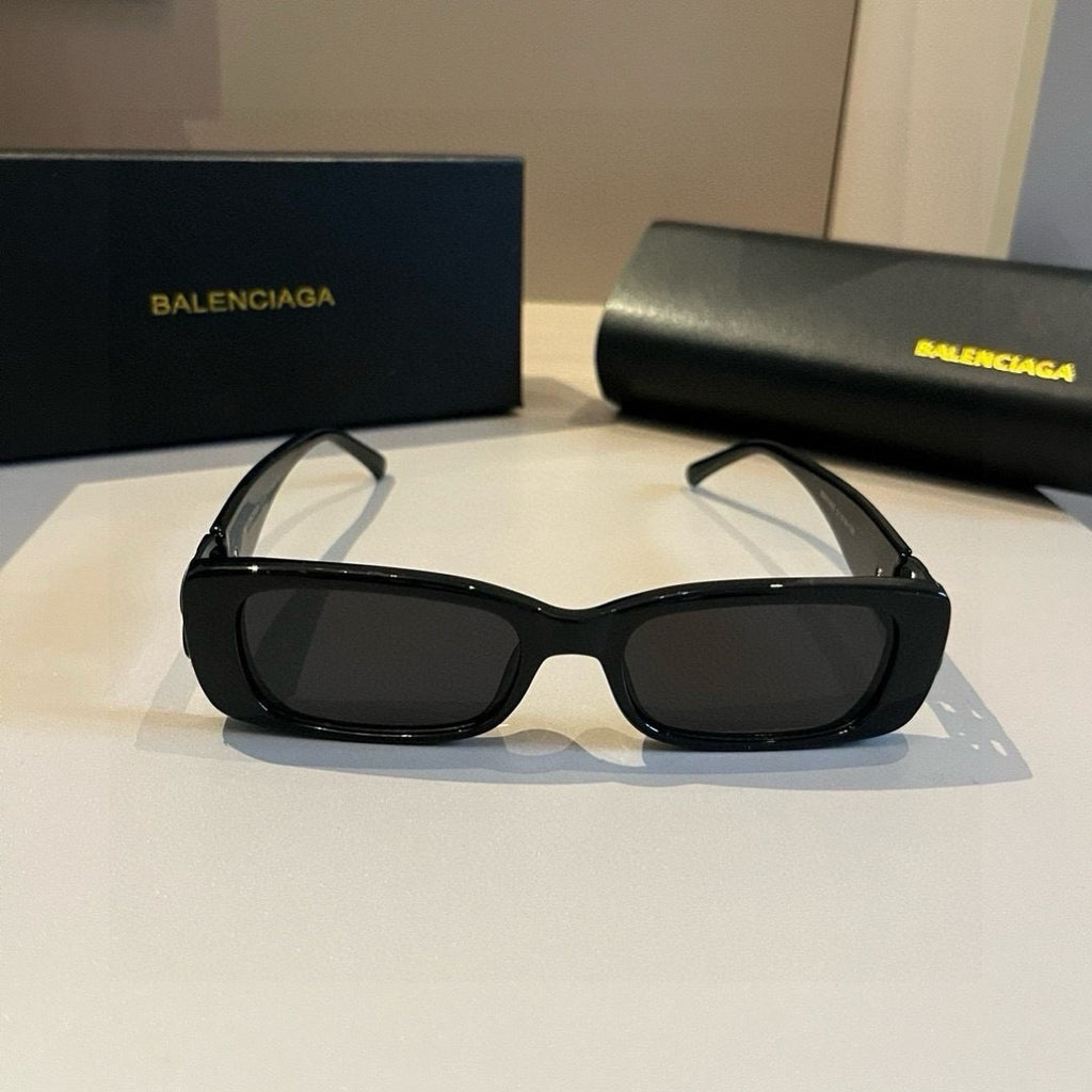 Balenciaga Rectangular Brown Lens Sunglasses for Men & Women - 372358 - detail image 2