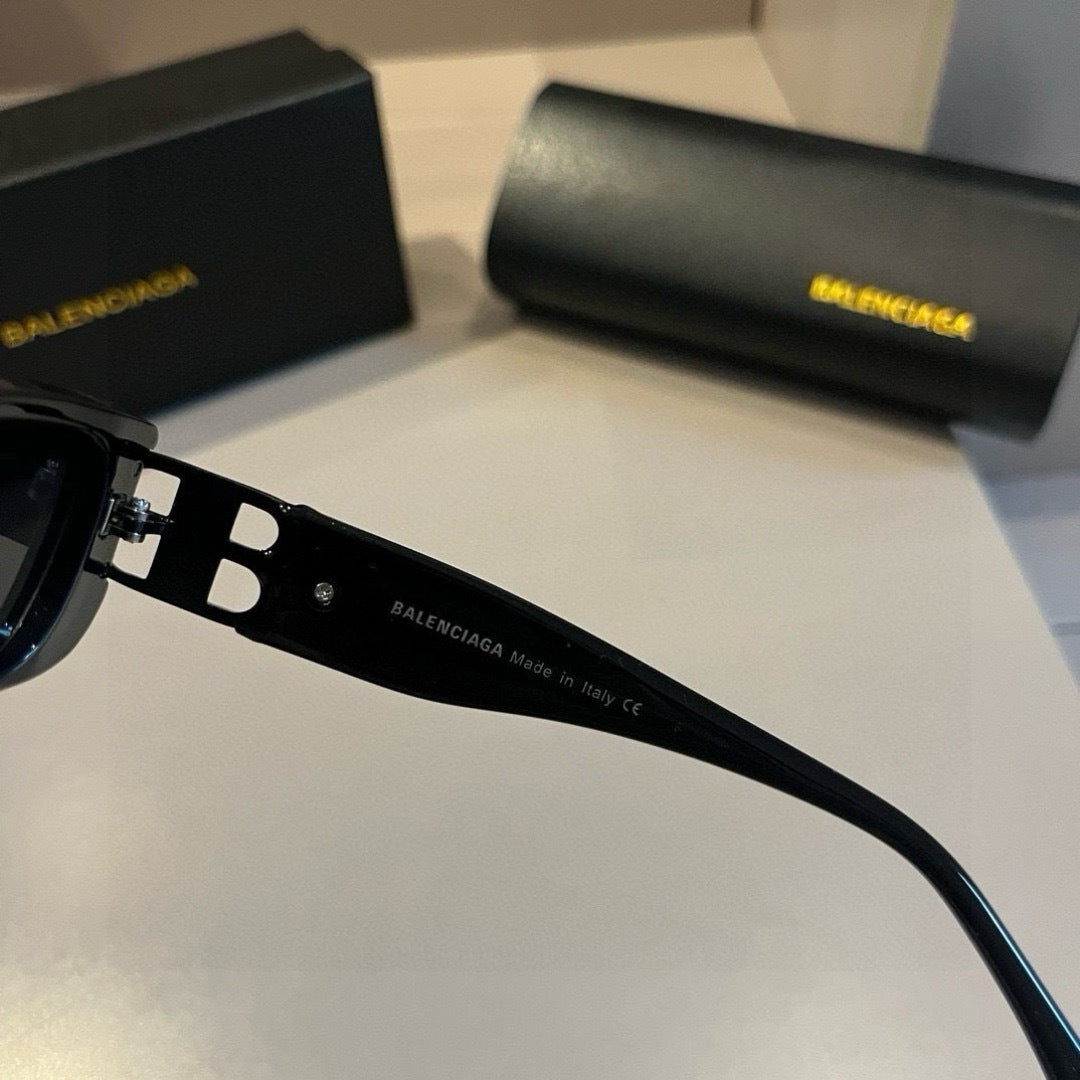 Balenciaga Rectangular Brown Lens Sunglasses for Men & Women - 372358 - detail image 6
