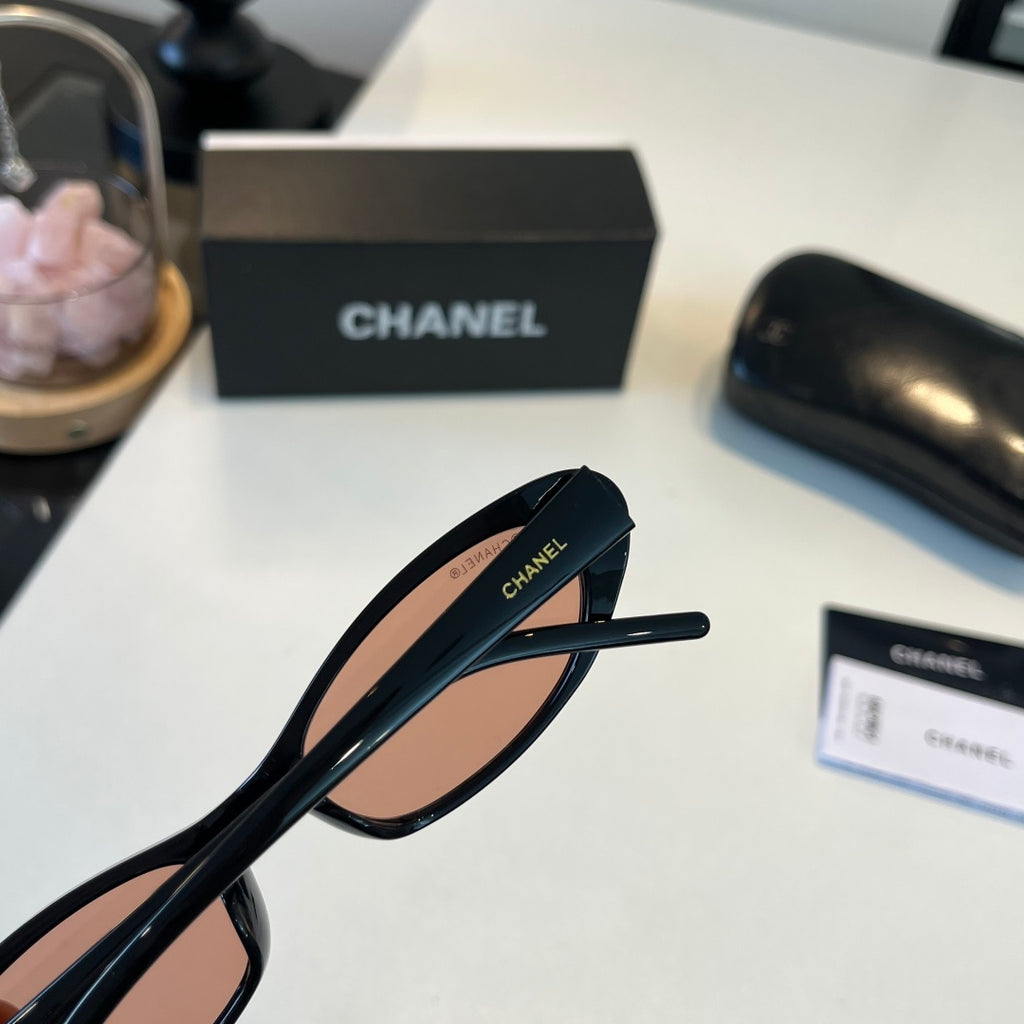 Chanel Oversized Brown Lens Sunglasses for Men & Women - 486550 - detail image 8