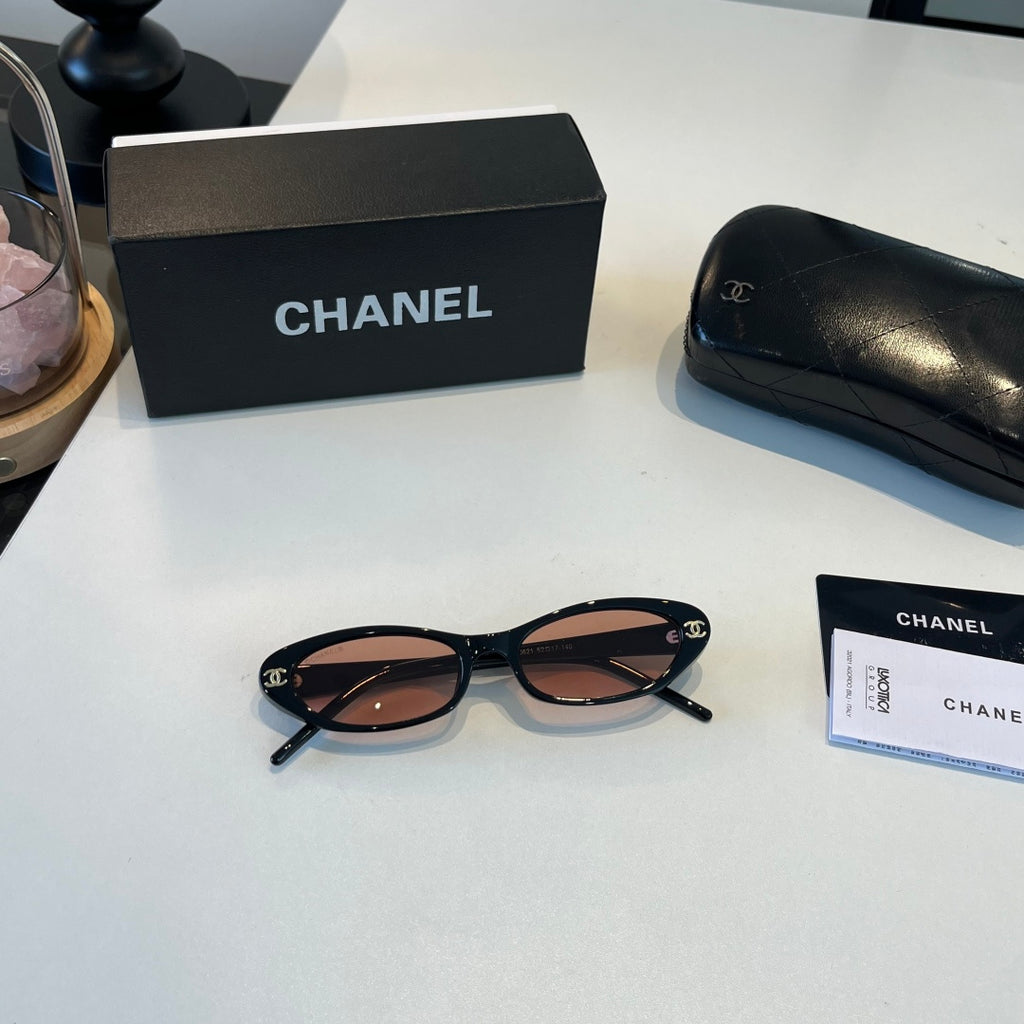 Chanel Oversized Brown Lens Sunglasses for Men & Women - 486550 - detail image 5