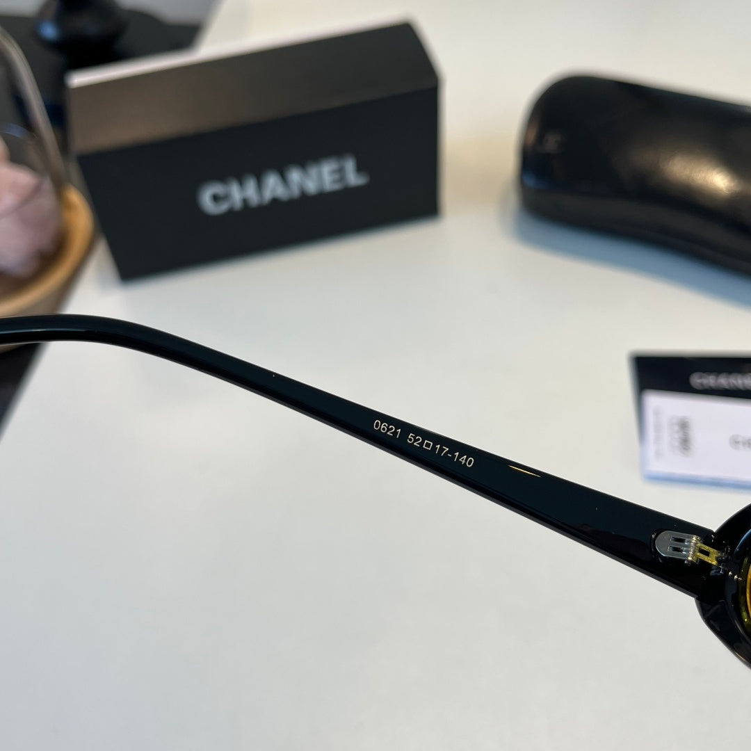 Chanel Oversized Orange Lens Sunglasses for Men & Women - detail image 10