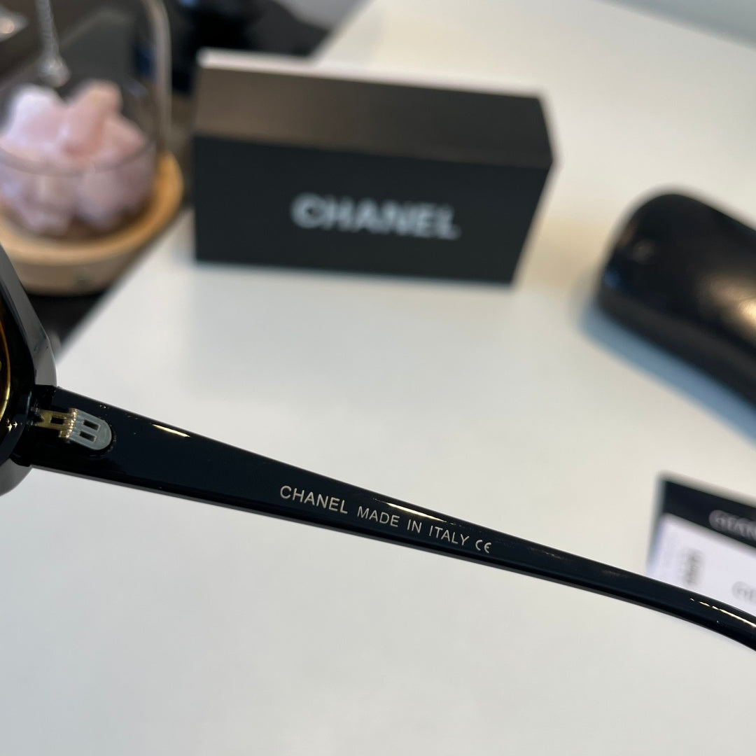 Chanel Oversized Orange Lens Sunglasses for Men & Women - detail image 11