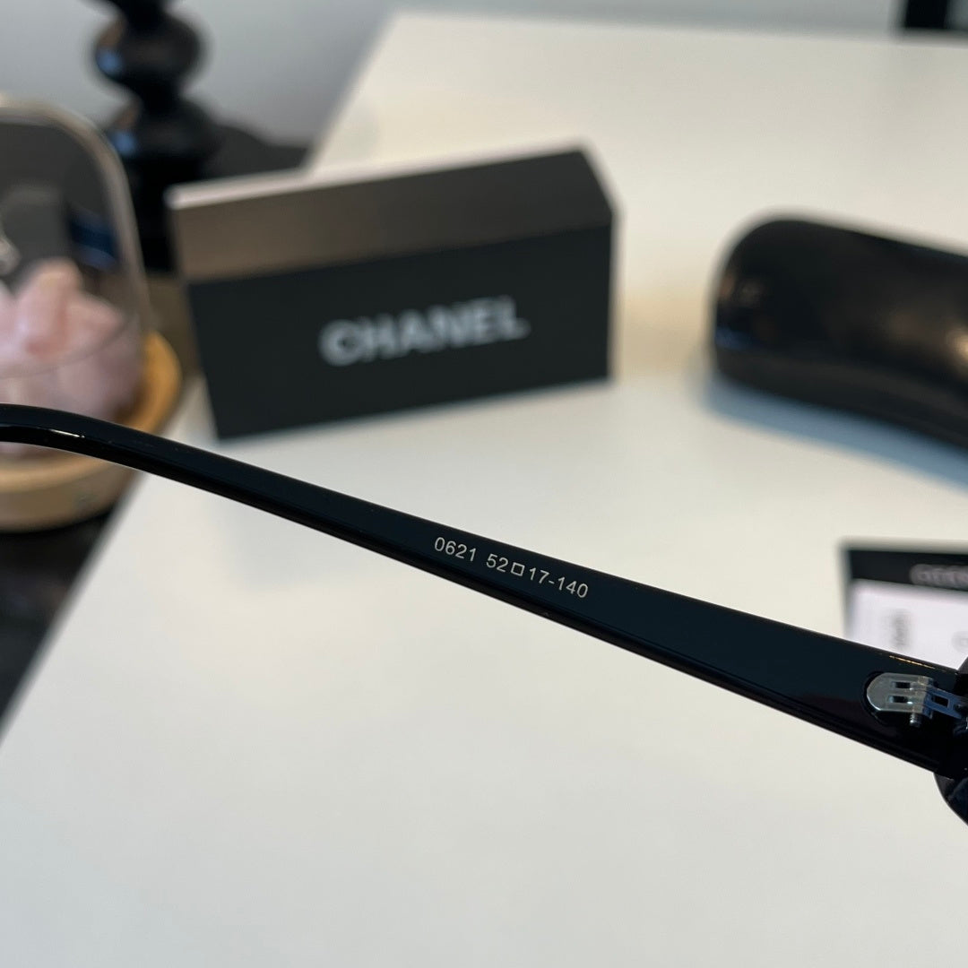 Chanel Oversized Blue Lens Sunglasses for Men & Women - detail image 9