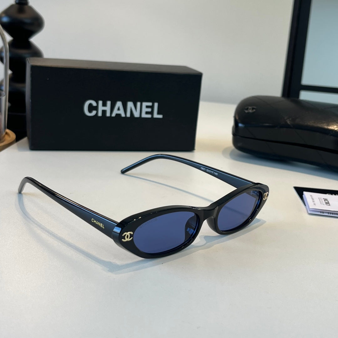 Chanel Oversized Blue Lens Sunglasses for Men & Women