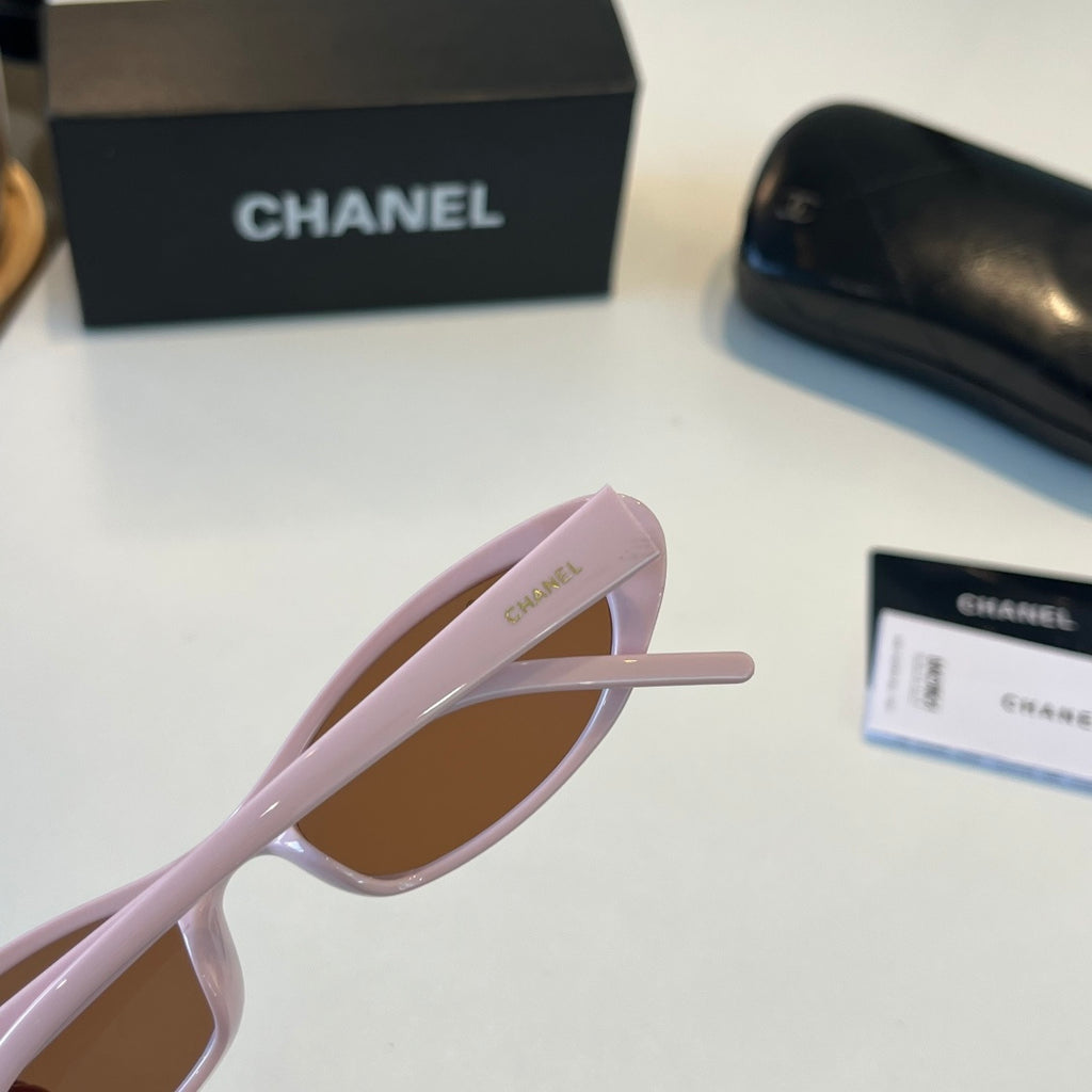 Chanel Oversized Silver Lens Sunglasses for Men & Women - 486556 - detail image 6
