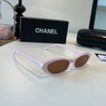 Chanel Oversized Silver Lens Sunglasses for Men & Women - 448998