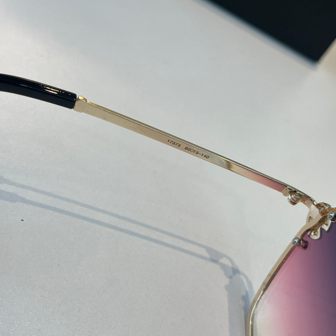 Chanel Oversized Silver Lens Sunglasses for Men & Women - 486557 - detail image 9