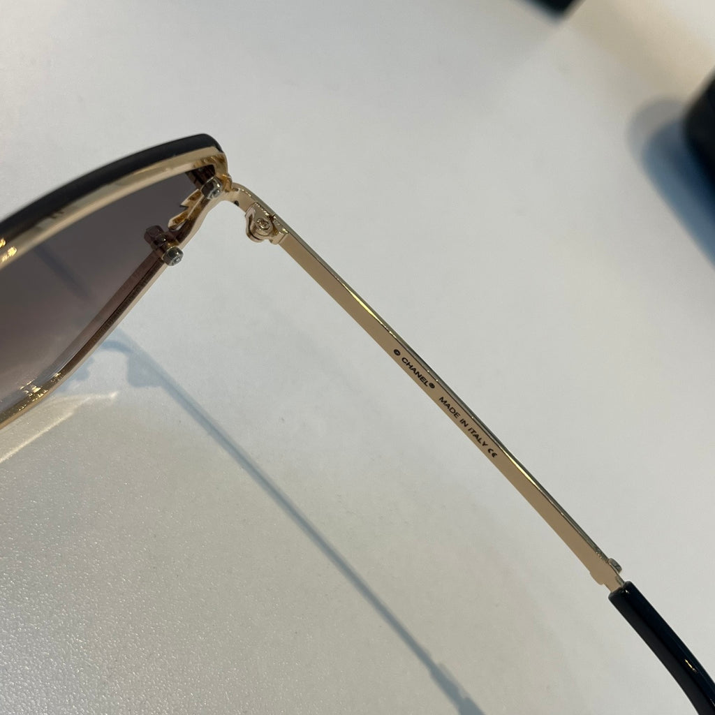 Chanel Oversized Silver Lens Sunglasses for Men & Women - 486558 - detail image 10
