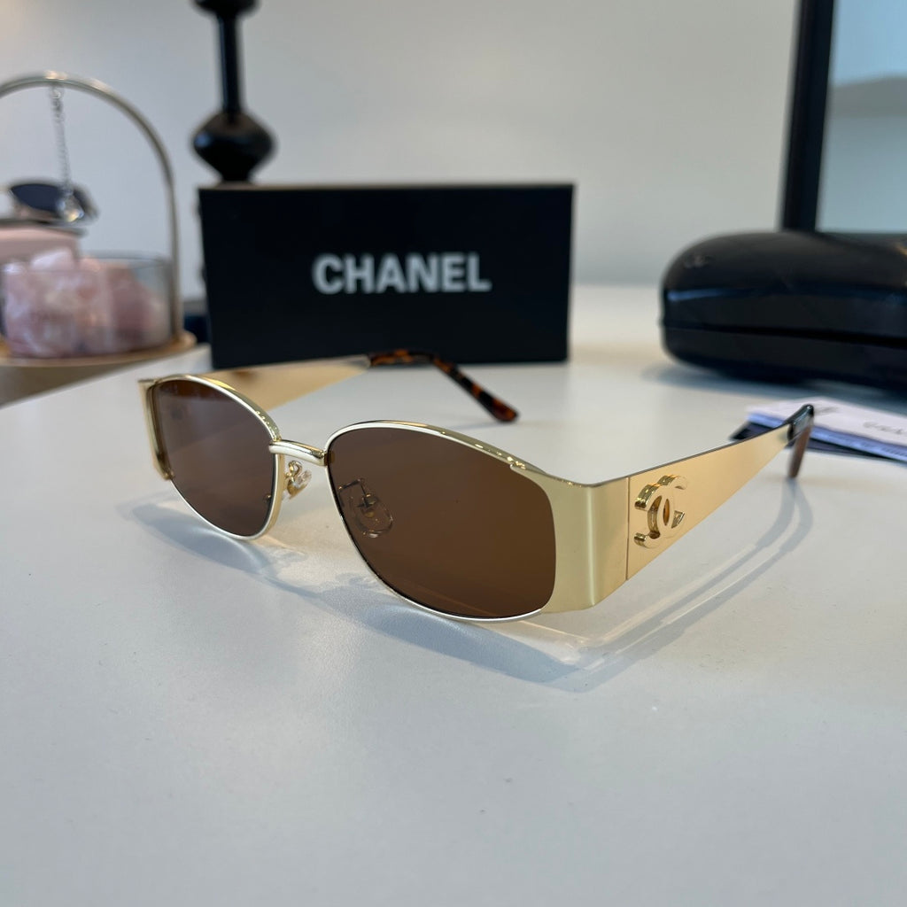 Chanel Oversized Brown Lens Sunglasses for Men & Women - 486560 - detail image 3