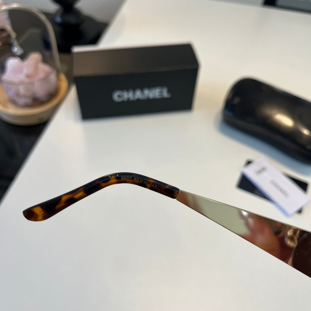 Chanel Oversized Brown Lens Sunglasses for Men & Women - 449000 - detail image 7