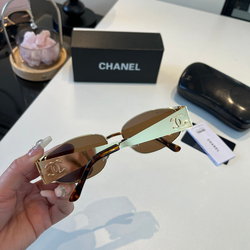 Chanel Oversized Brown Lens Sunglasses for Men & Women - 449000 - detail image 6
