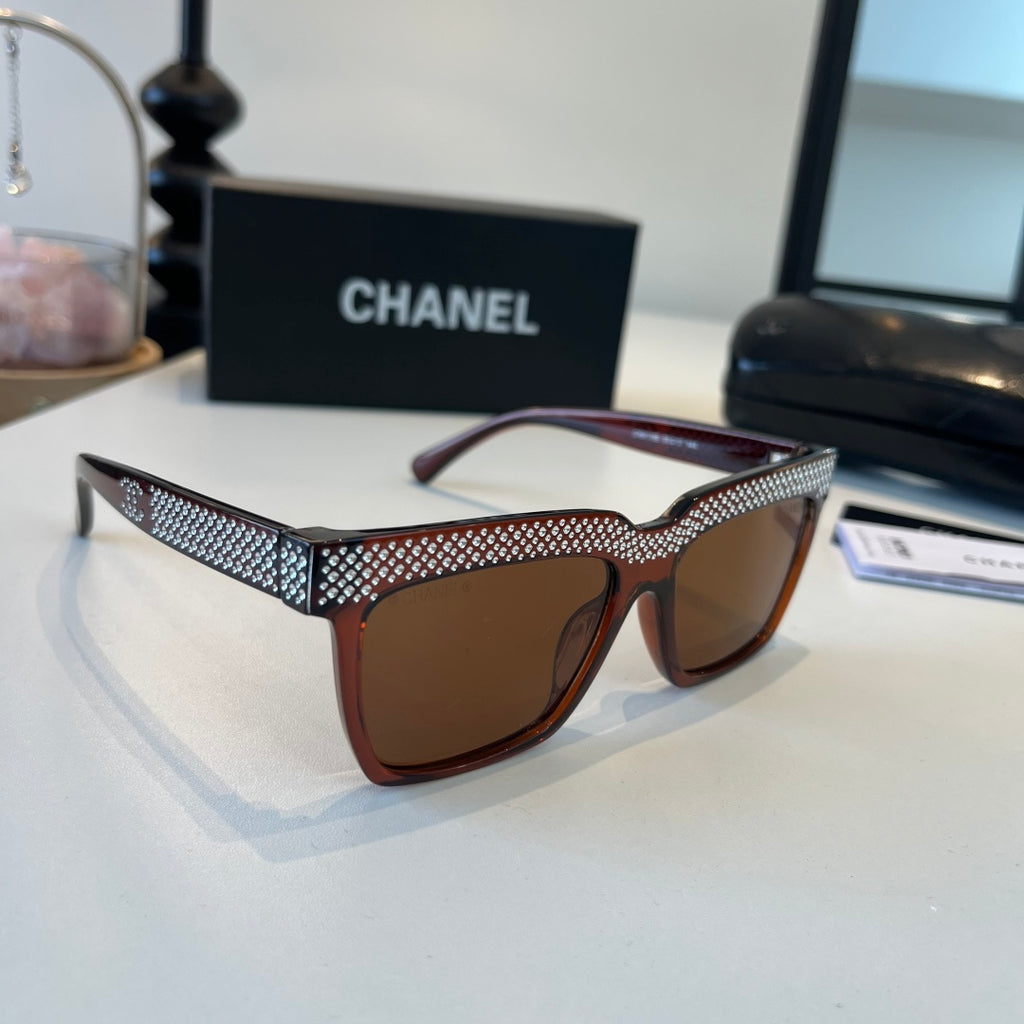 Chanel Fashion Black Lens Sunglasses for Men & Women - 449001