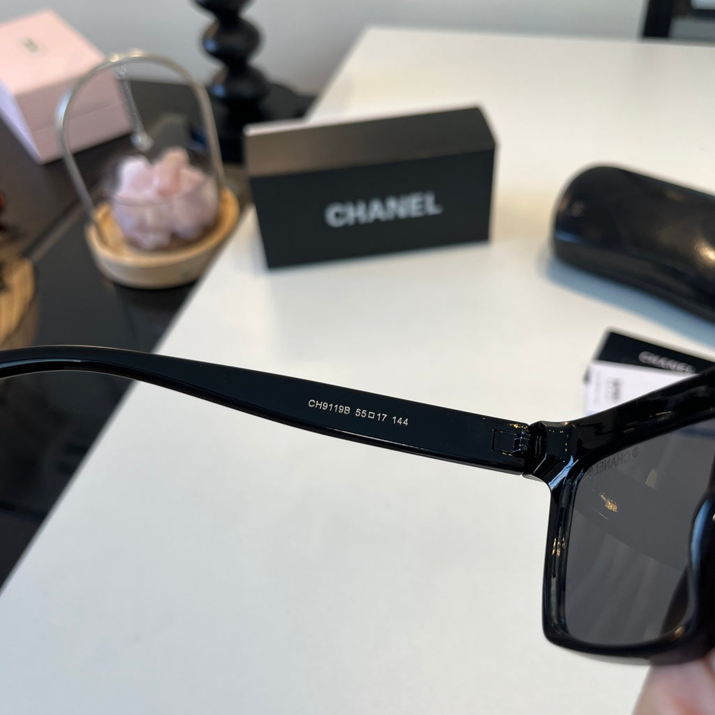 Chanel Fashion Black Lens Sunglasses for Men & Women - 449002 - detail image 9
