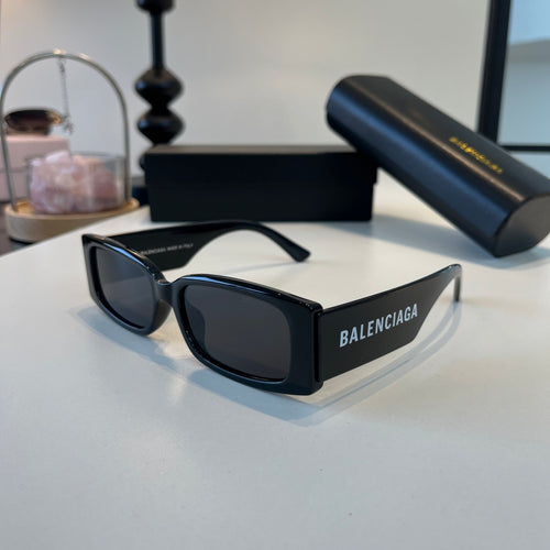 Balenciaga Rectangular Black Lens Sunglasses for Men & Women - 372348 - detail image 2