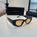 Balenciaga Rectangular Brown Lens Sunglasses for Men & Women