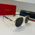 Cartier Lightweight Metal Rimless Silver Lens Sunglasses for Men & Wo - 487293