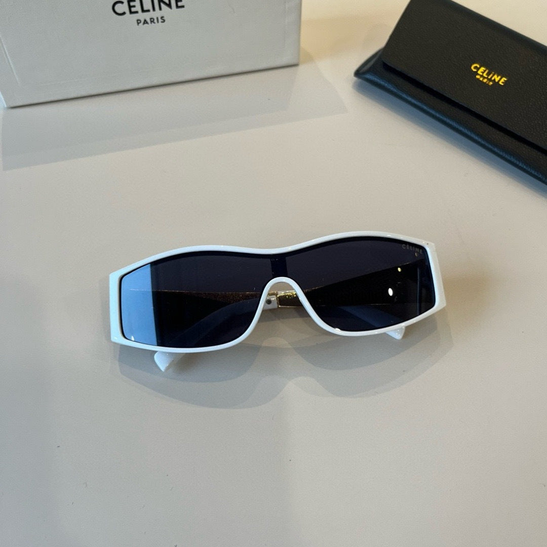 Celine Metal Fashion Blue Lens Sunglasses for Men & Women - detail image 4