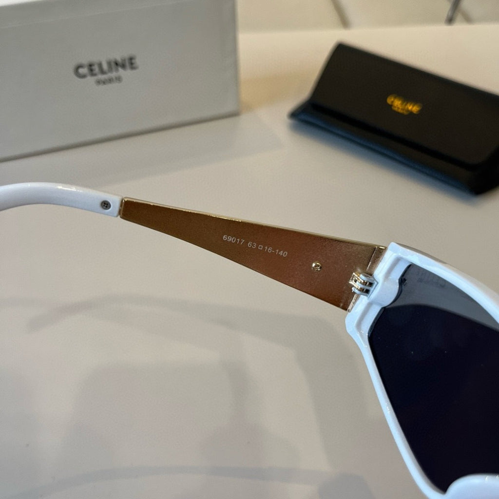 Celine Metal Fashion Blue Lens Sunglasses for Men & Women - detail image 8