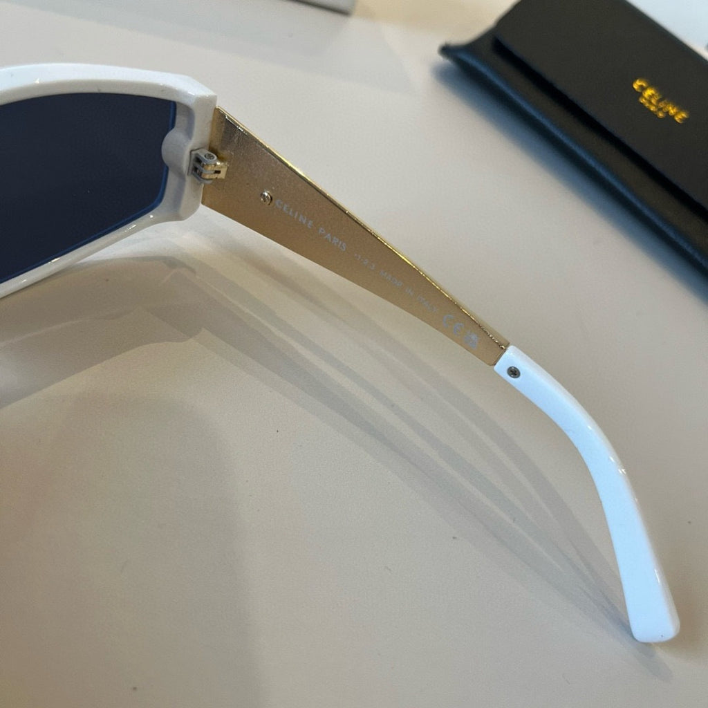 Celine Metal Fashion Blue Lens Sunglasses for Men & Women - 431976 - detail image 7