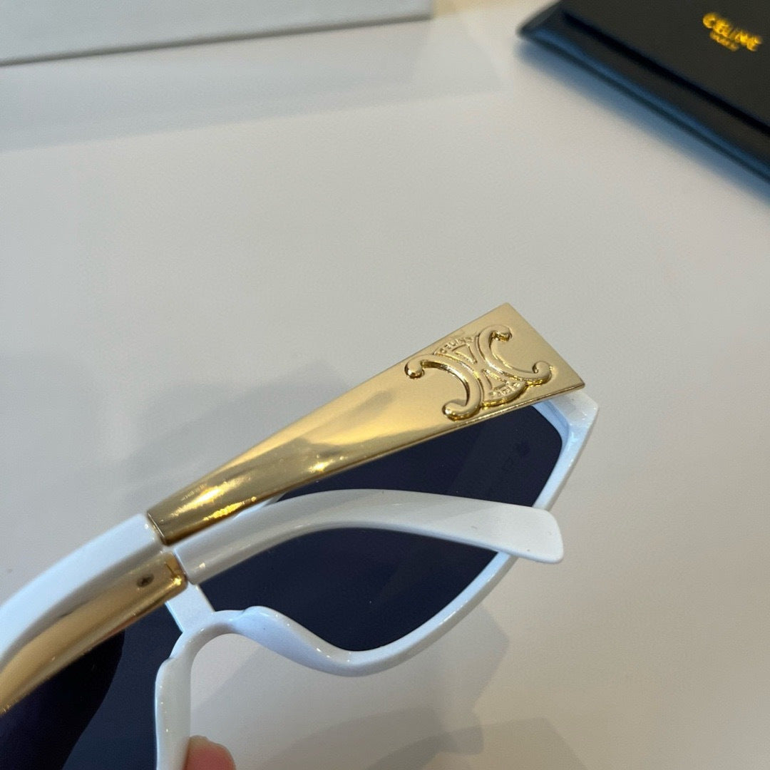 Celine Metal Fashion Blue Lens Sunglasses for Men & Women - detail image 6