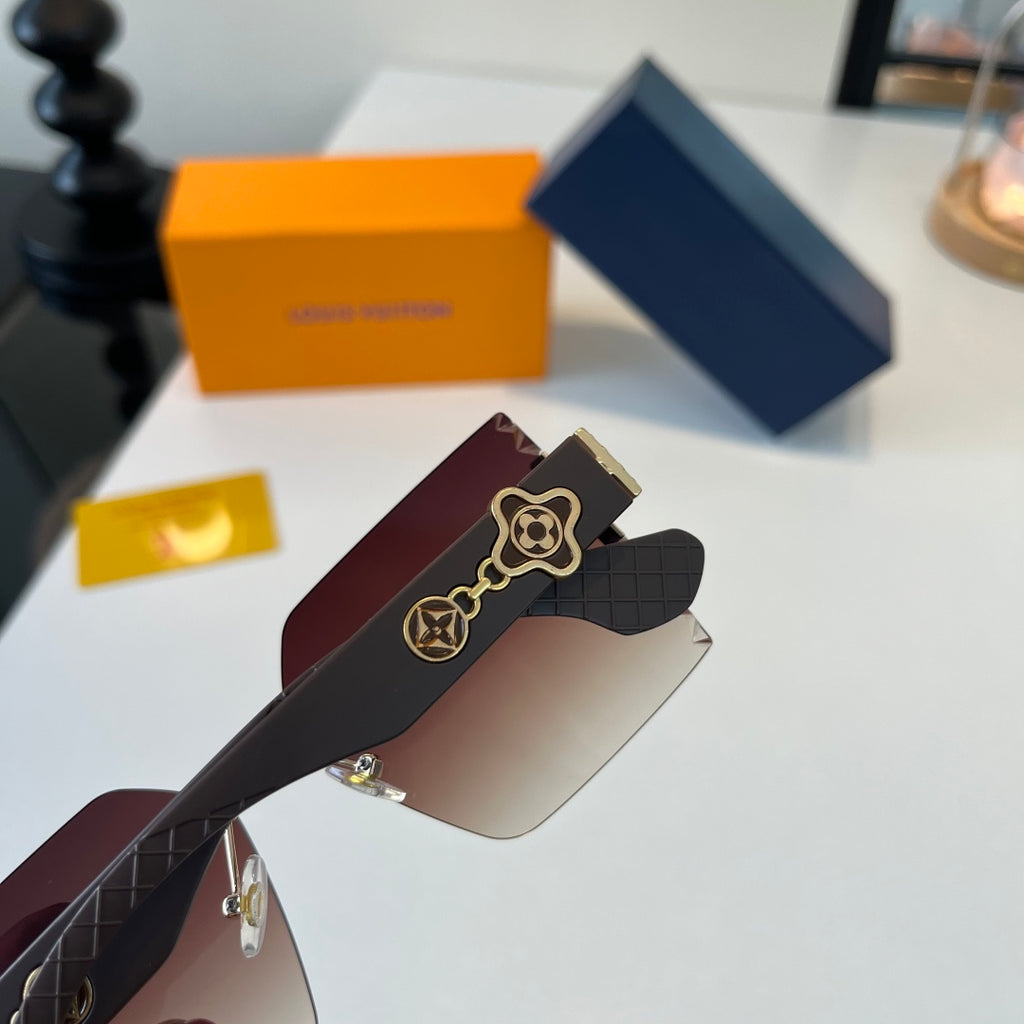 Louis Vuitton Fashion Red Lens Sunglasses for Women - detail image 7