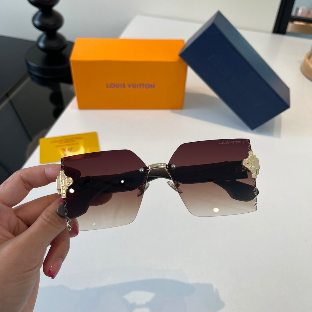 Louis Vuitton Fashion Red Lens Sunglasses for Women - detail image 5