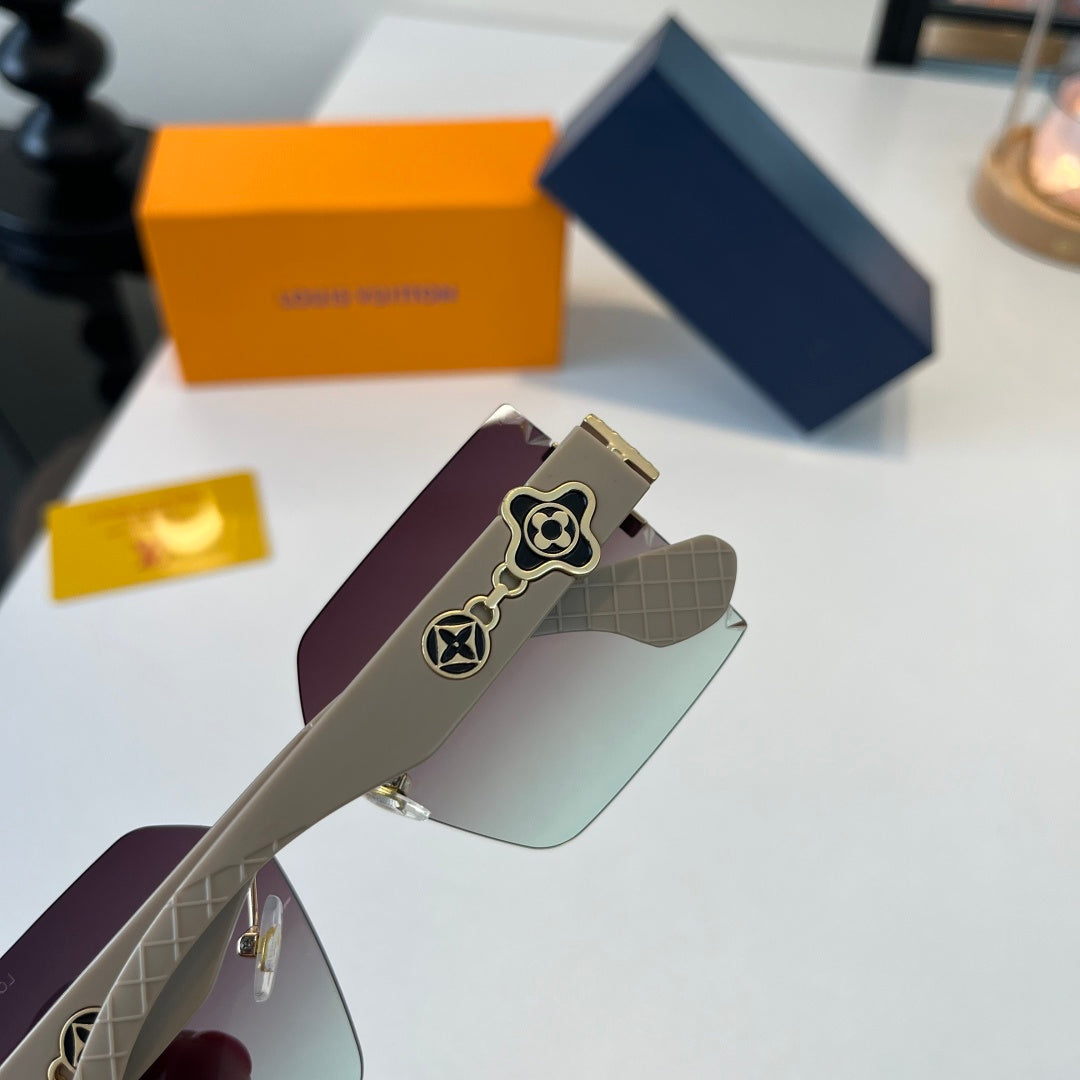 Louis Vuitton Fashion Silver Lens Sunglasses for Women - 493091 - detail image 7
