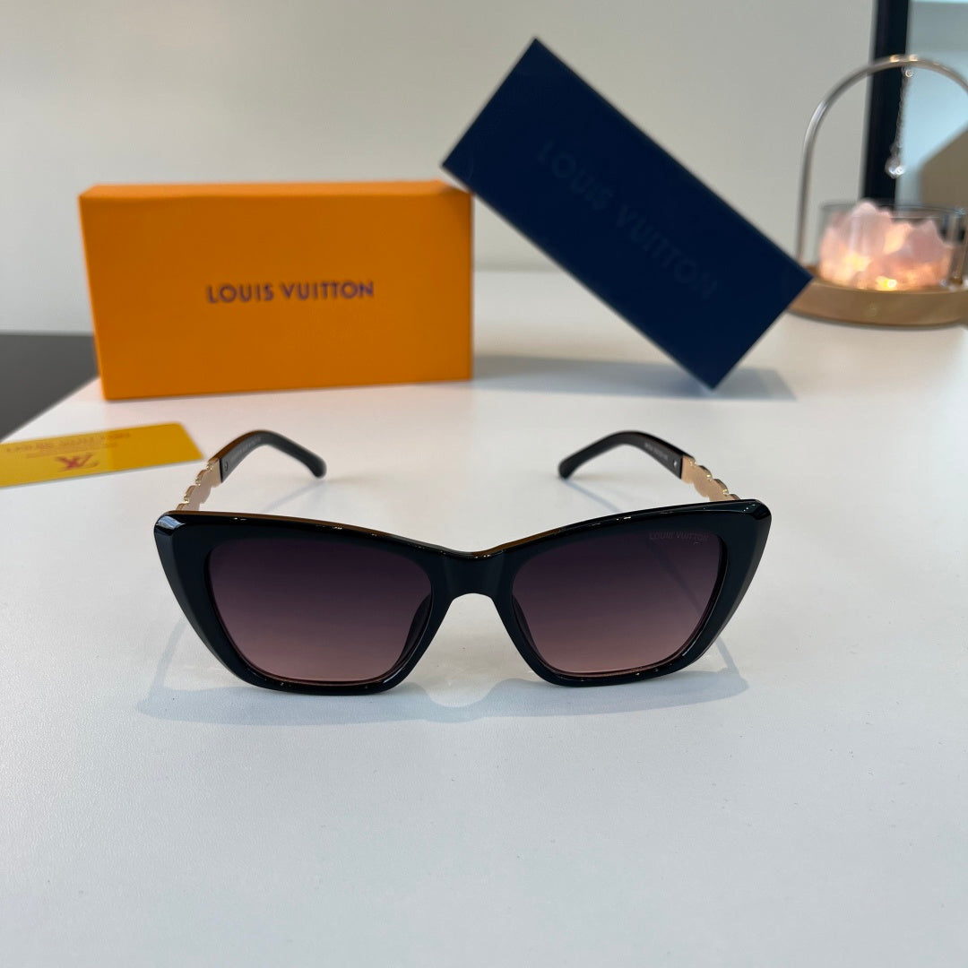 Louis Vuitton Cat-Eye Silver Lens Sunglasses for Women