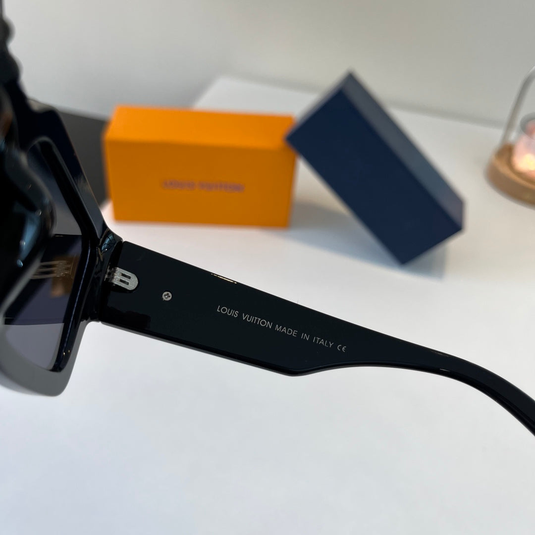 Louis Vuitton Fashion Black Lens Sunglasses for Men & Women - 493065 - detail image 9