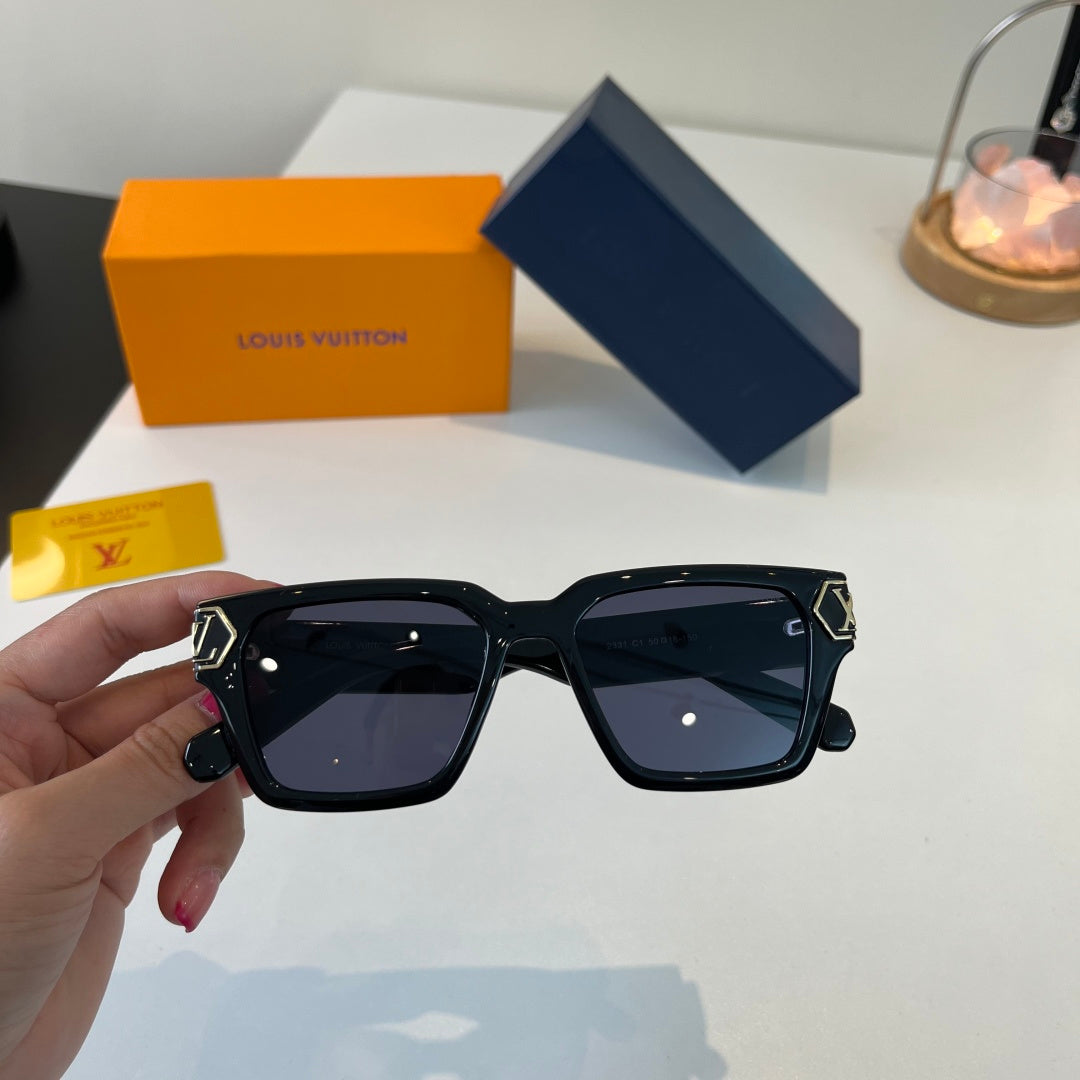 Louis Vuitton Fashion Black Lens Sunglasses for Men & Women - 493067 - detail image 6