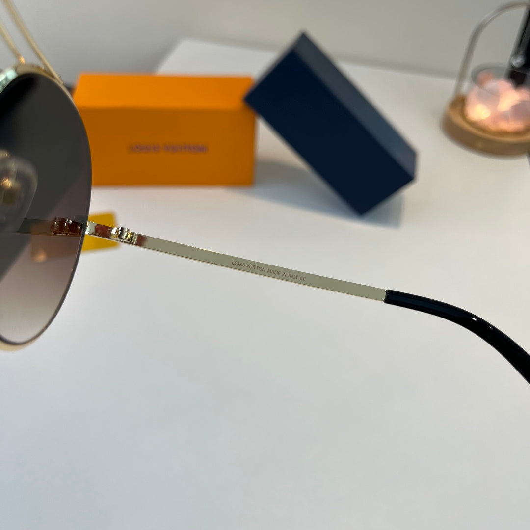 Louis Vuitton Metal Aviator Silver Lens Sunglasses for Men & Women - 493075 - detail image 10