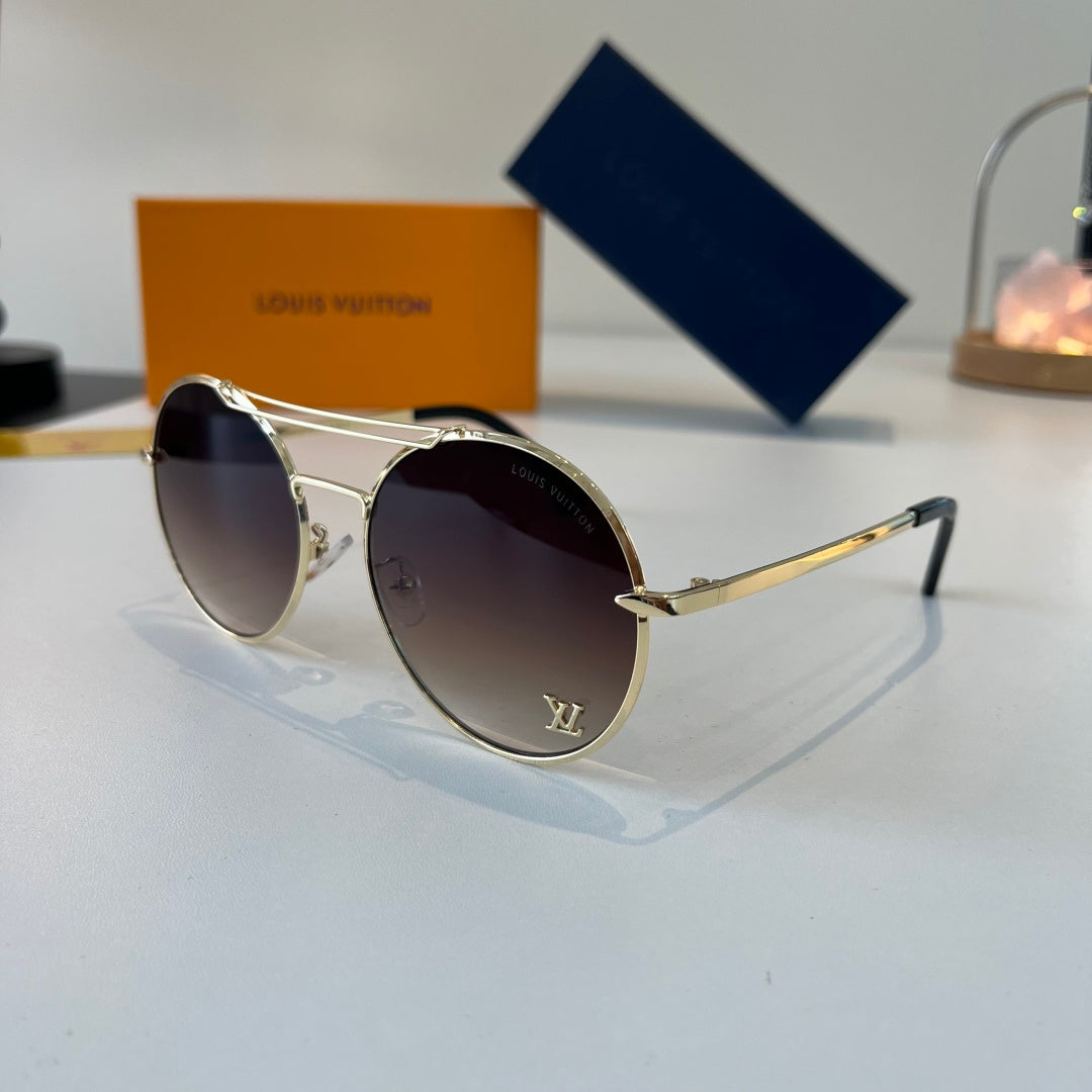 Louis Vuitton Metal Aviator Silver Lens Sunglasses for Men & Women - 493075 - detail image 3